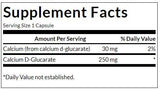 D-Glucarat de calciu 250 mg - 60 capsule