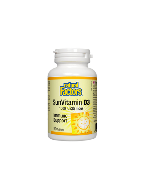 SunVitamin D3 1000 IU - 90 Таблетки - Feel You