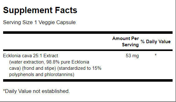 Ecklonia Cava Extract 53 mg - 30 капсули