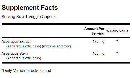 Asparagus Extract - 60 капсули