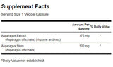 Asparagus Extract - 60 капсули