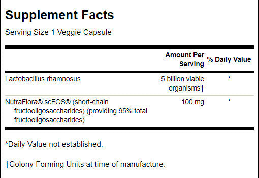 Lactobacillus Rhamnosus with FOS 5 Billion CFU - 60 капсули