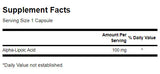Alpha Lipoic Acid 100 mg - 120 капсули