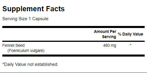 Fennel 480 mg - 100 капсули