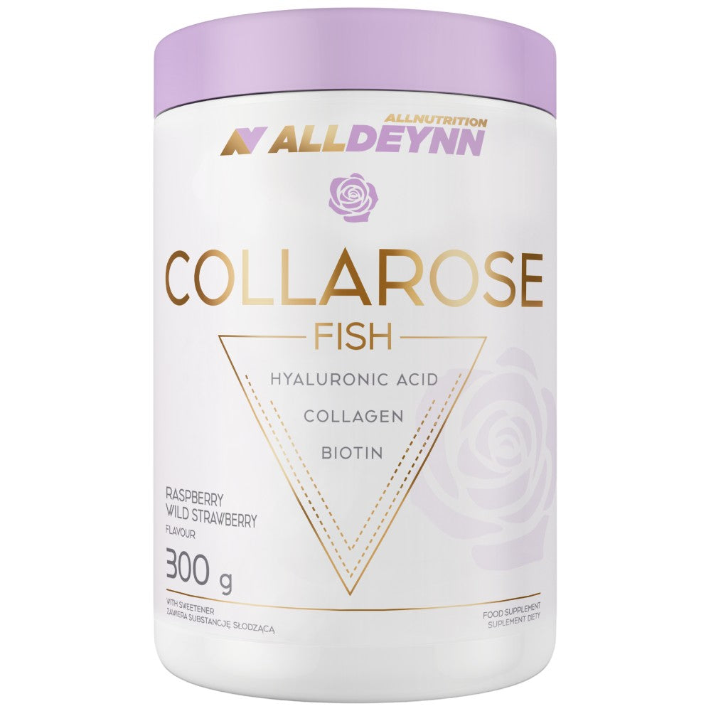 AllDeynn | CollaRose Fish - Colagen marin cu acid hialuronic - 300 grame