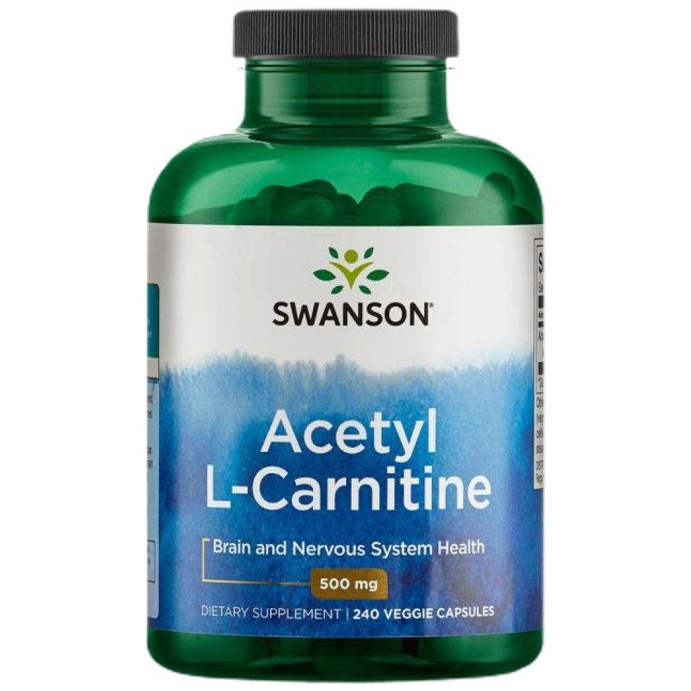 Acetyl L-Carnitine 500 mg - 240 капсули