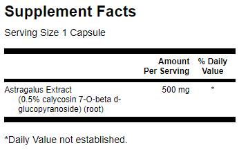 Astragalus 500 mg - 120 капсули