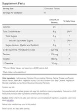 Μασώμενο GABA | με Ταυρίνη, Ινοσιτόλη &amp; Θεανίνη - 90 μασώμενα δισκία