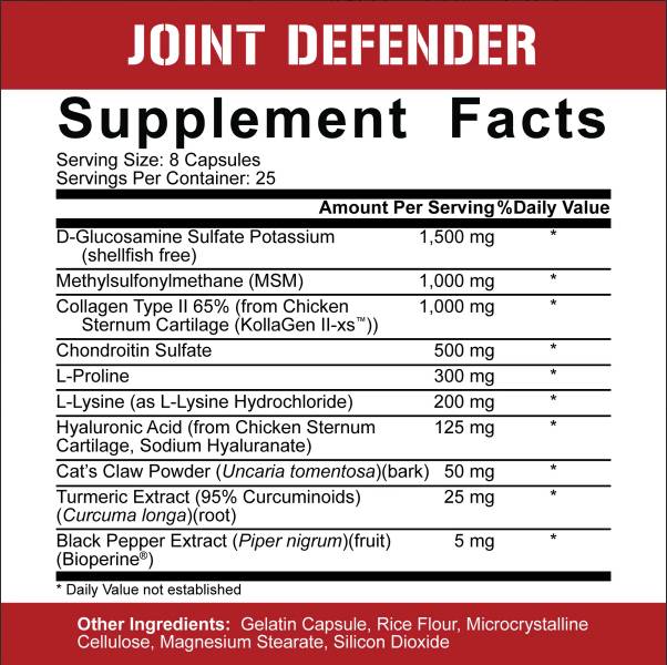 Joint Defender | Maximum Joint Support - 200 капсули