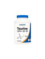 Мускулна функция и издръжливост - Таурин (Taurine), 1000 mg, 240 капсули Nutricost - Feel You