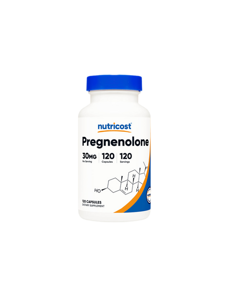 Мозъчна функция - Прегненолон (Pregnenolone), 30 mg x 120 капсули Nutricost - Feel You