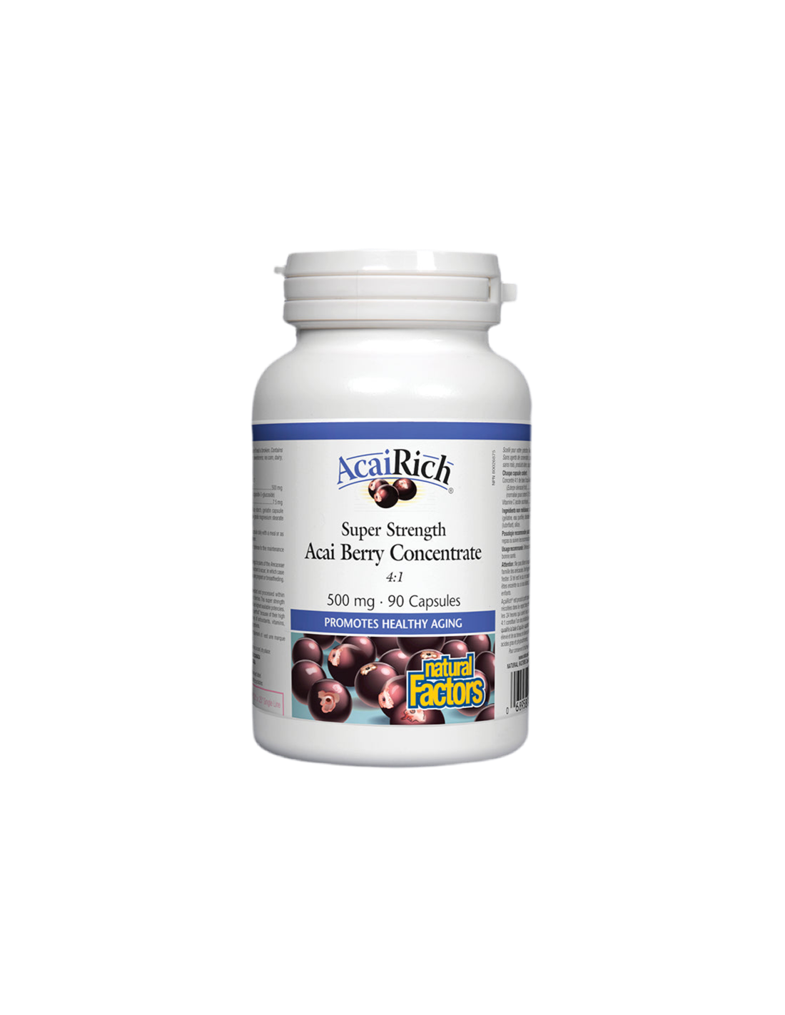 Acai Berry Concentrate 4:1 500 mg - 90 капсули - Feel You