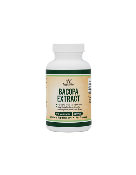 Bacopa extract/ Бакопа мониери, 450 mg, 90 капсули Double Wood - Feel You