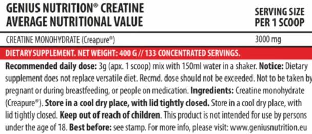 Creatine with Creapure - 300 грама