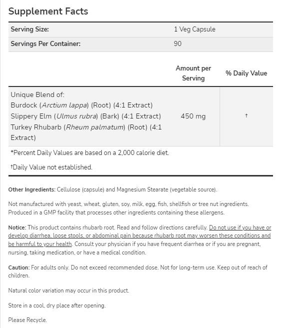 Ojibwa Herbal Extract 450 mg - 180 κάψουλες