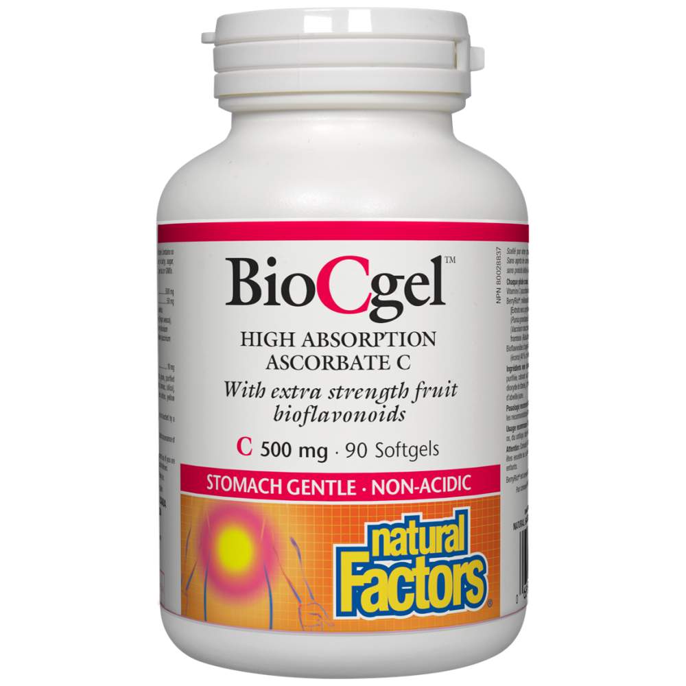 BioCgel High Absorption Ascorbate Vitamin C 500 mg - 90 κάψουλες gel