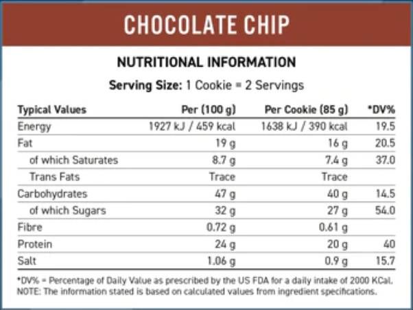 Critical Cookie | High Protein Indulgent Cookie - 12 x 85 грама