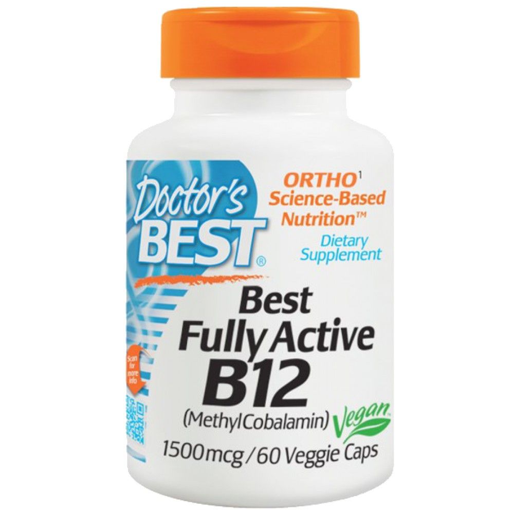 BEST Fully Active B12 / Methylcobalamin 1500 mcg - 60 капсули