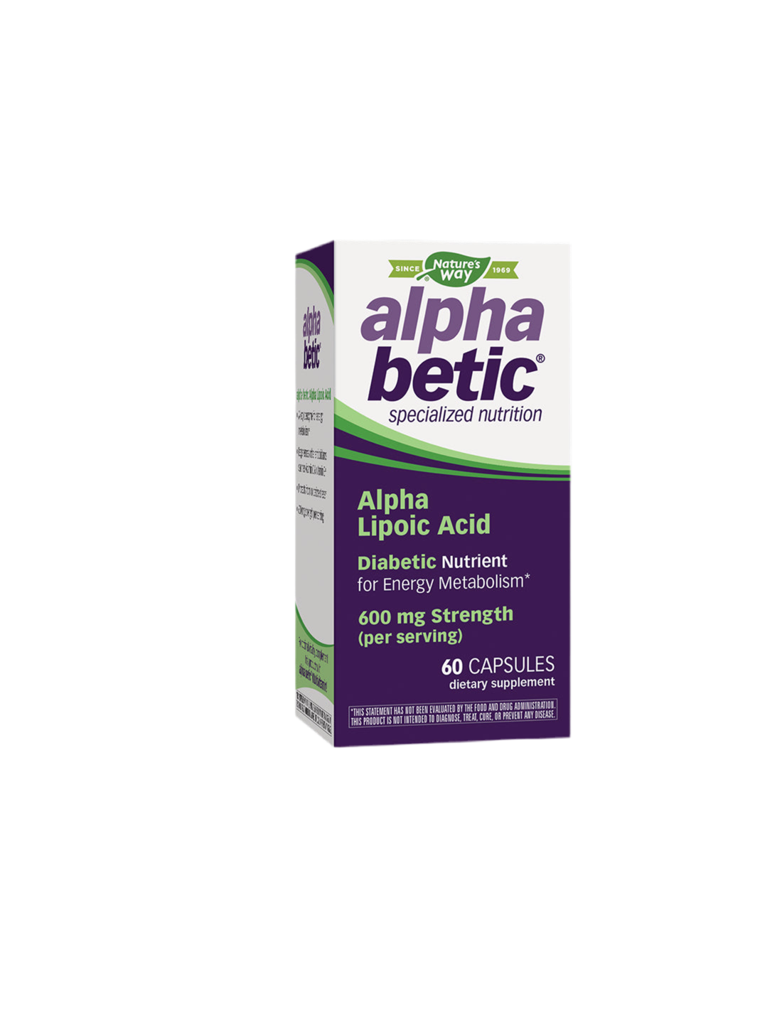 AlphaBetic® Alpha Lipoic Acid/ Алфа Бетик® Алфа Липоева Киселина 200 mg x 60 капсули Nature’s Way