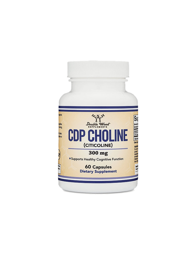 CDP Choline (Citicoline)/ Цитиколин, 300 mg, 60 капсули Double Wood - Feel You