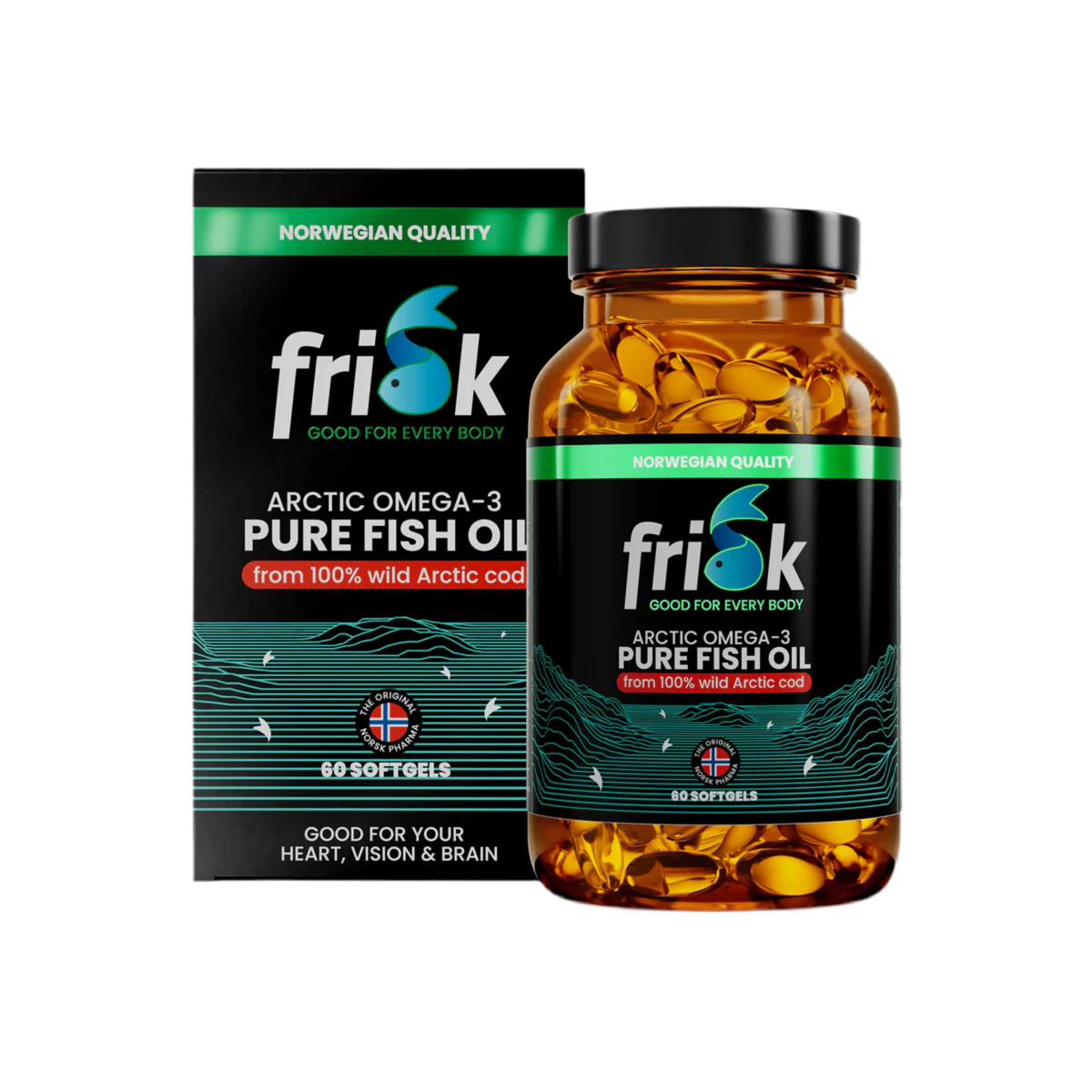 Arctic Omega-3 from 100% wild Arctic Cod 60 softgels