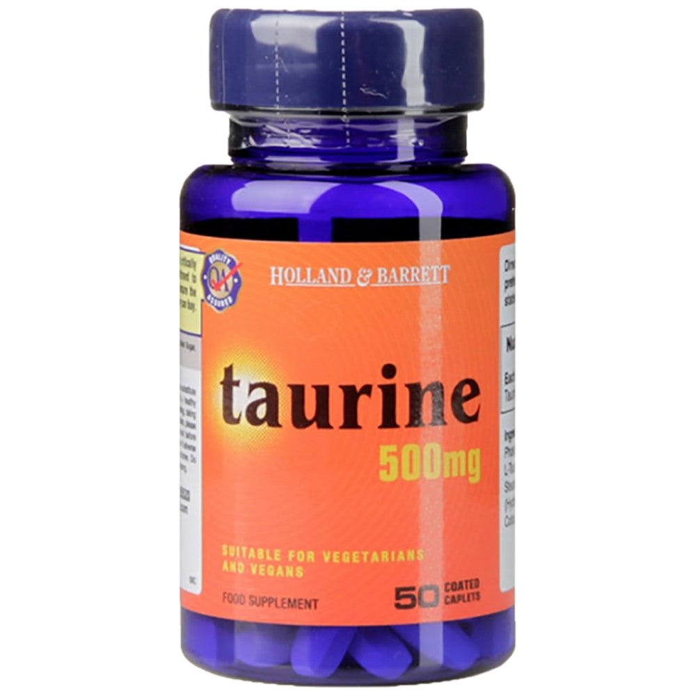 Taurine 500 mg - 50 каплети