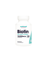 Păr, Piele, Unghii - Biotină cu Folat și Colagen, 120 capsule Nutricost