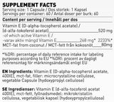 Vitamin E 400 IU | with MCT Oil - 60 капсули