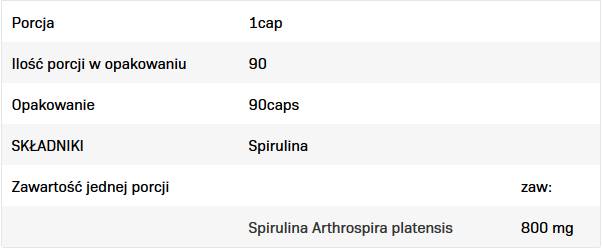 Spirulina 800 mg - 90 капсули