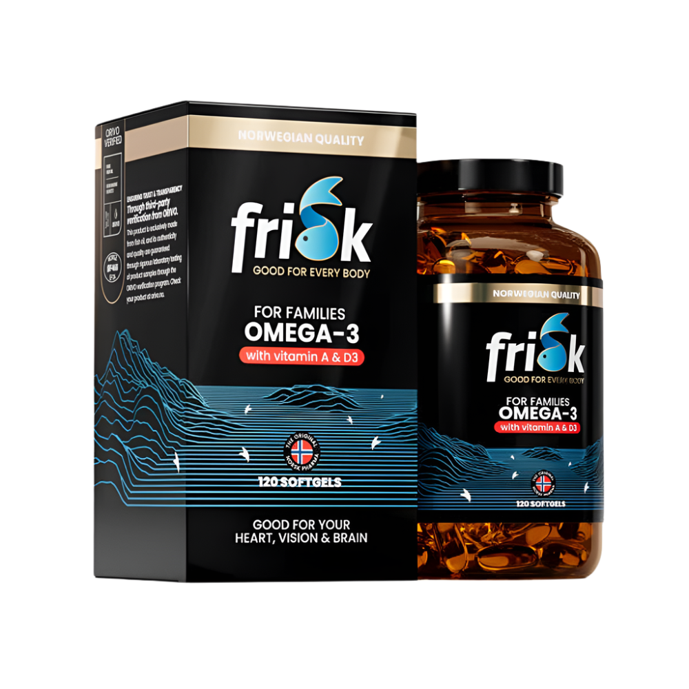 Original Omega-3 For Families 120 Softgels