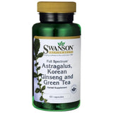 Full Spectrum Astragalus, Korean Ginseng &amp; Green Tea 60 κάψουλες