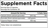 Formula energetică cu piruvat de calciu 60 de capsule