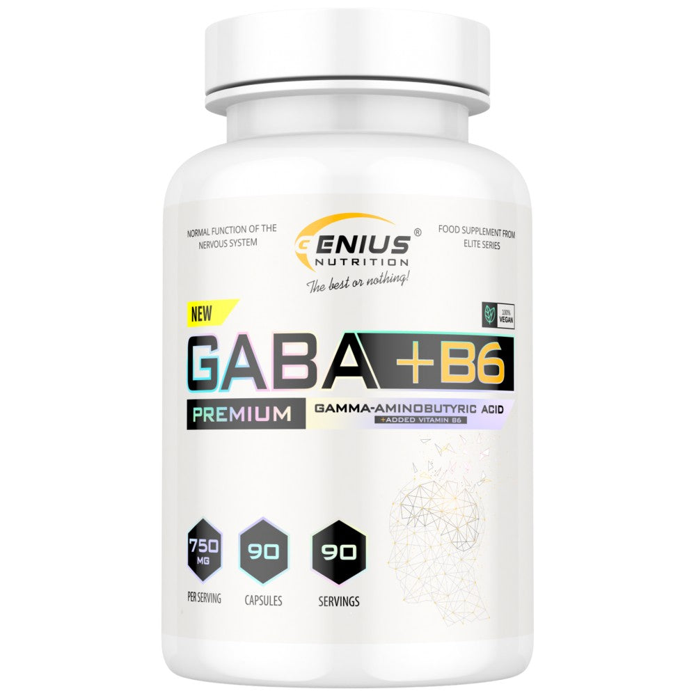 GABA 750 mg + B6 - 90 капсули