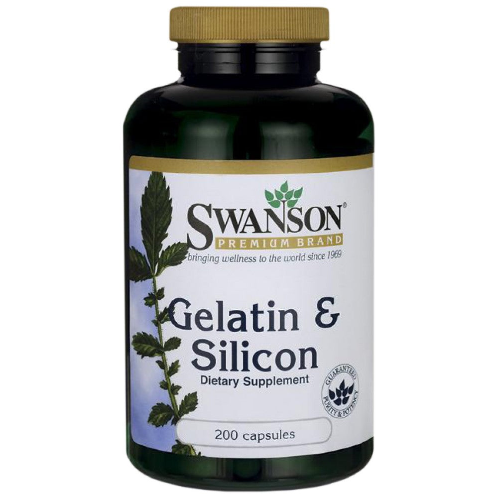 Gelatin &amp; Silicon 1100 mg 200 κάψουλες