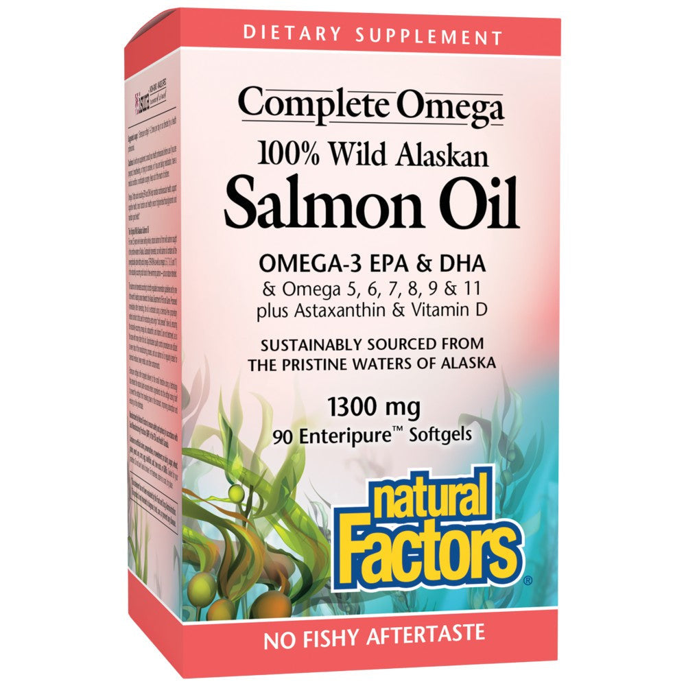 100% Wild Alaskan Salmon Oil Complete Omega - 90 Гел капсули