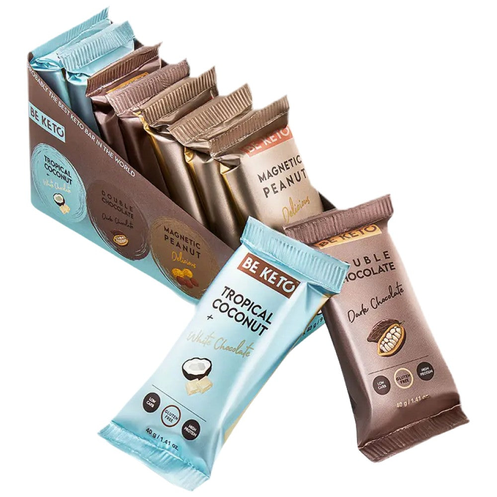 Keto Bar Set | Μίγμα 9 μπάρες - 9 x 40 γραμμάρια