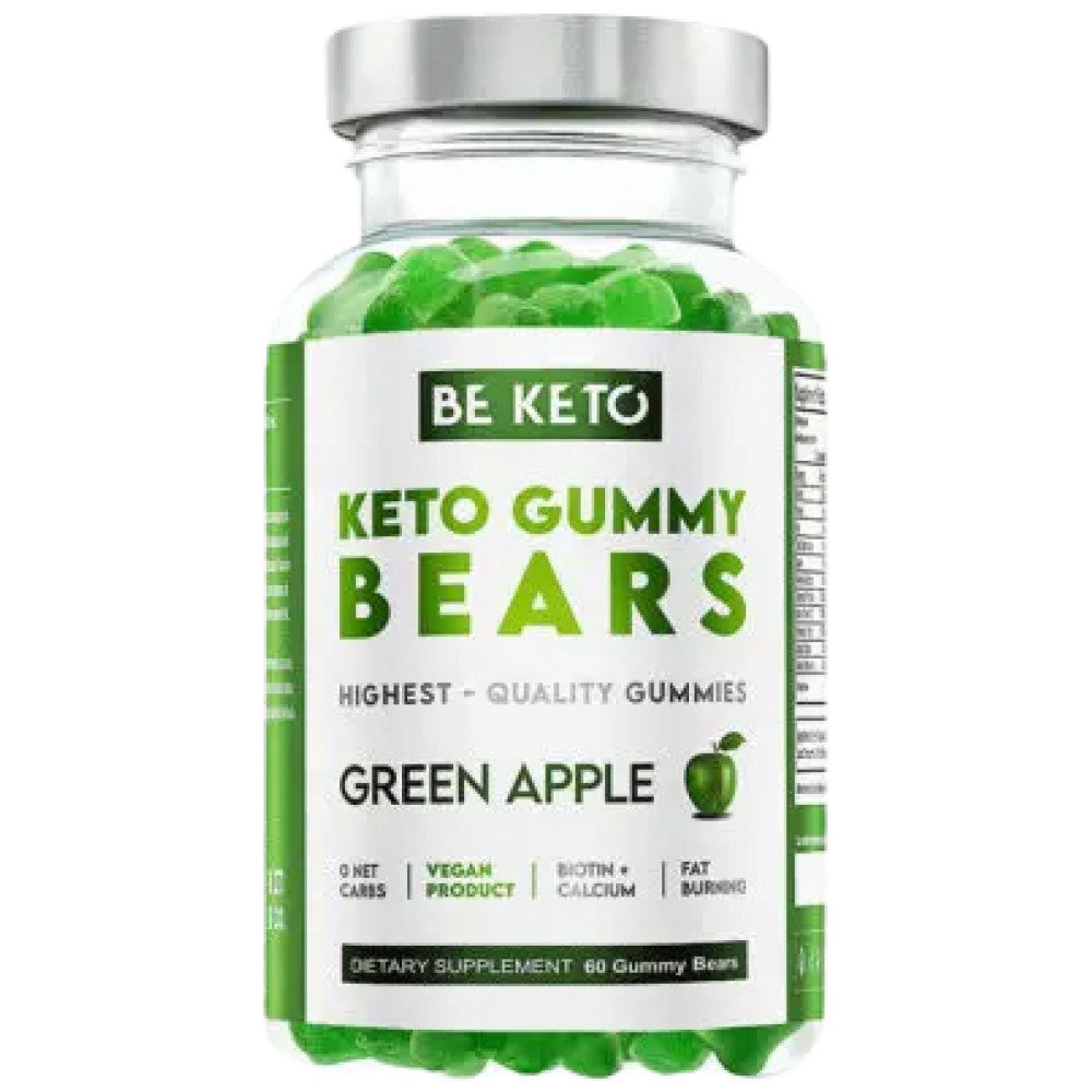 Ursuleți Gummy Keto | cu Garcinia &amp; Cafea Verde - 60 de bomboane jeleu