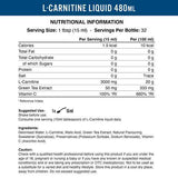 L-Carnitine Liquid 3000 With Green Tea - 480 мл