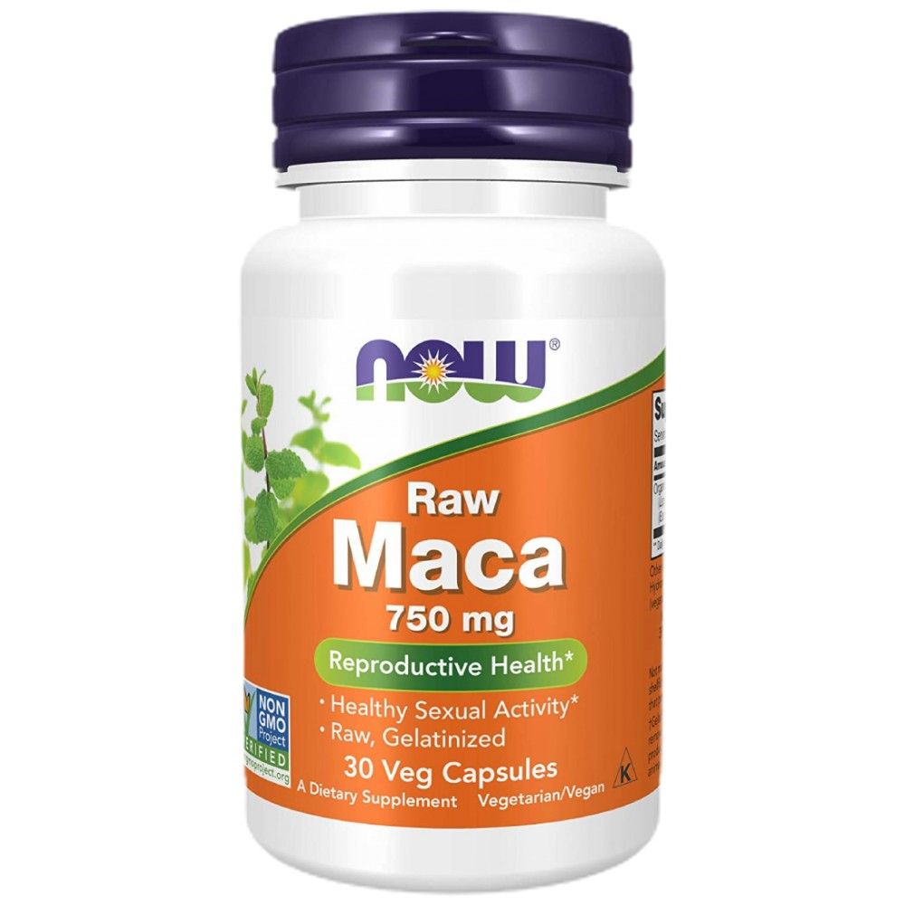 Raw MACA 6:1 Concentrate 750 mg - 30 капсули