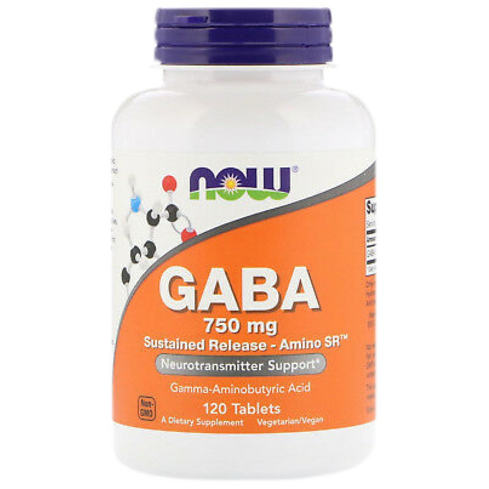 GABA 750 mg / Παρατεταμένης Αποδέσμευσης - 120 Δισκία