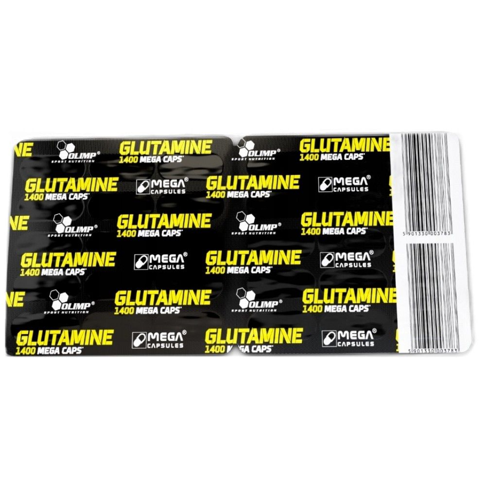 Glutamine Mega Caps 1400 - 300 капсули