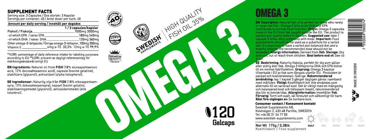 Be Smart - Omega 3 - 120 Гел капсули