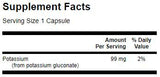 Potassium Gluconate 99 mg 250 капсули