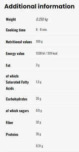 Bogat în proteine ​​35% - Carbohidrați redus | Maccheroni - 200 de grame