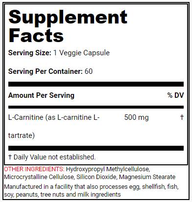 L-Carnitine Power - 60 κάψουλες