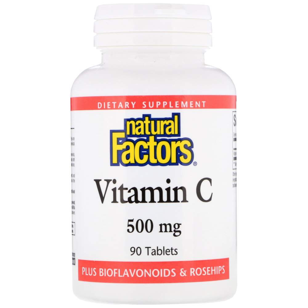 Vitamina C 500 mg + macese - 90 tablete