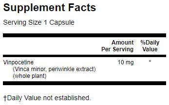 Vinpocetine 10 mg - 90 капсули