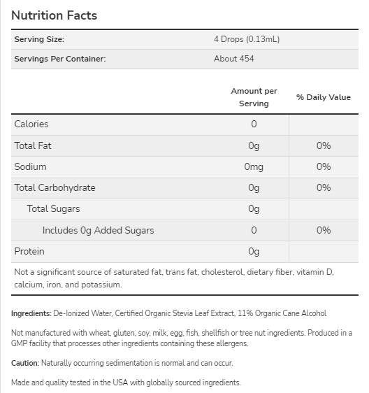 Better Stevia® Liquid | Original - 237 ml