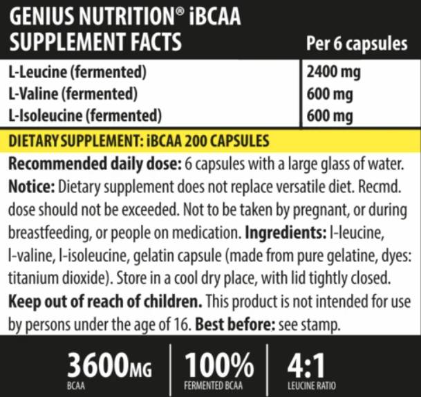 iBCAA - 200 капсули