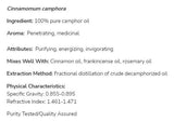 Ulei de camfor | Cinnamomum Camphora 100% pură - 30 ml